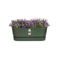 greenville pflanzgefäß lang 50cm leaf green